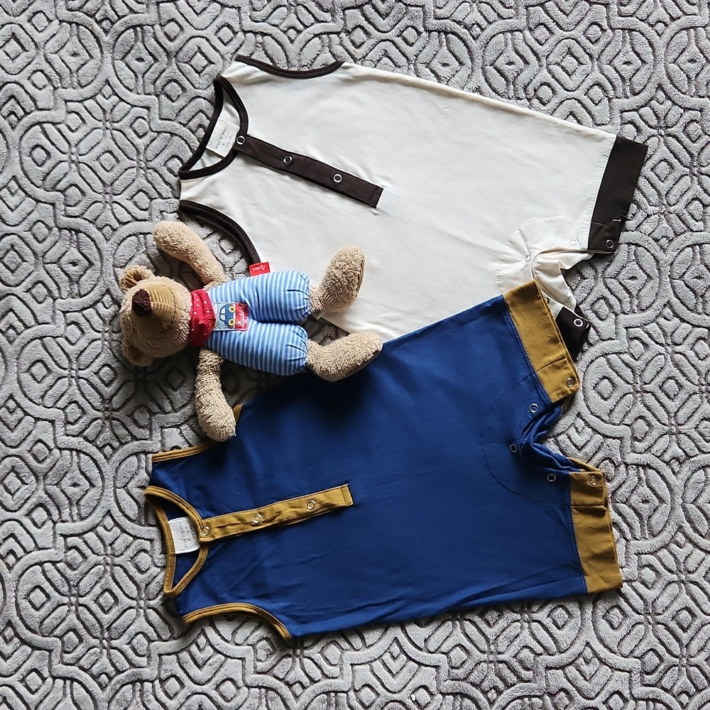 Organic cotton baby onsie set sigikid Including Plush 🐻